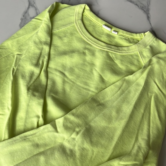 Gap Neon Green/Yellow Crewneck Sweater - Picture 3 of 4